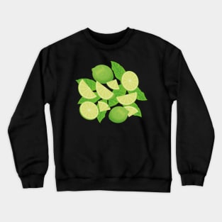 Lime Icons Set Crewneck Sweatshirt